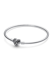 FINAL SALE - Celestial Heart Clasp Bangle
