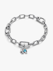 Turquoise-colored Elephant Mini Dangle Charm