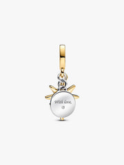 Engravable North Star Lab-grown Diamond Dangle Charm