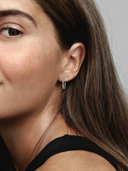 Pandora Moments Small Charm Hoop Earrings