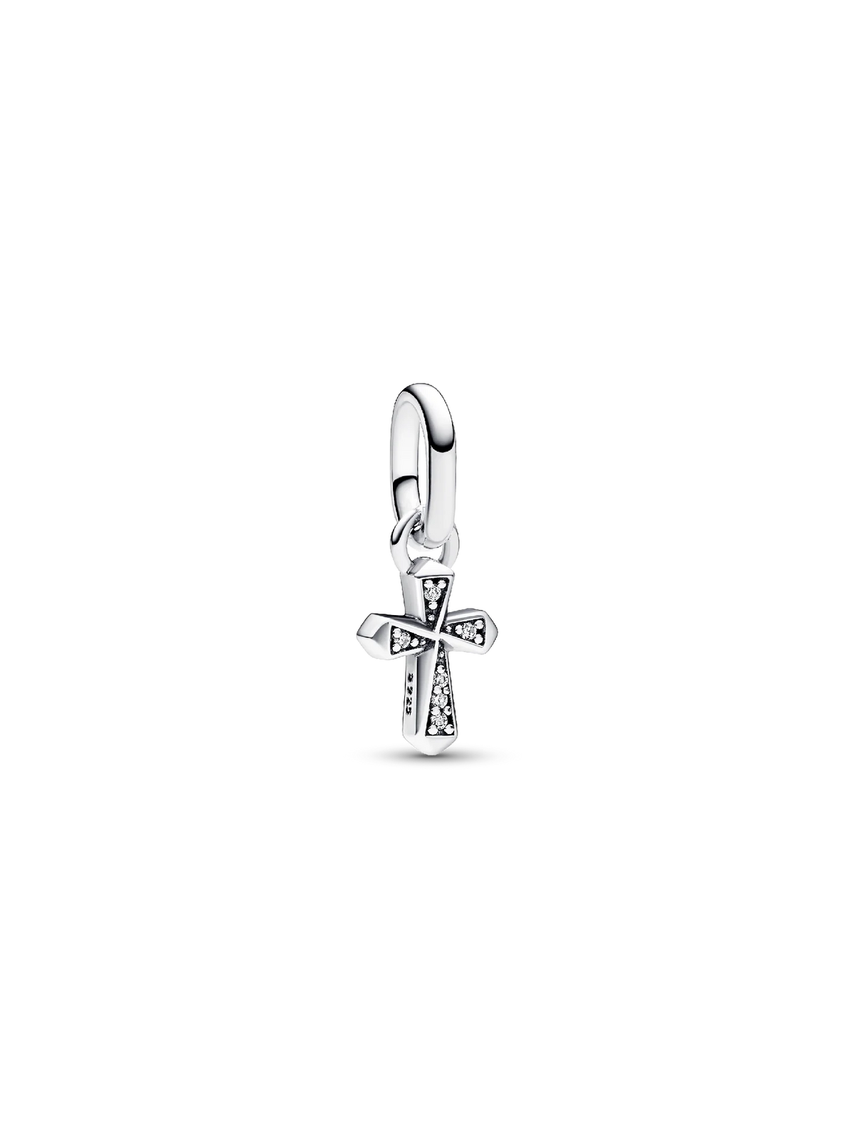 Sparkling Cross Mini Dangle Charm