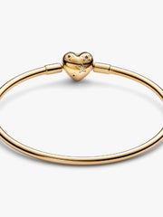 FINAL SALE - Celestial Heart Clasp Bangle