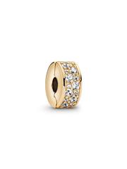 Clear Pavé Clip Charm