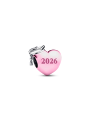 Graduation 2026 Pink Heart Charm