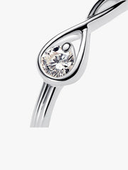 Pandora Infinite Sterling Silver Lab-grown Diamond Ring