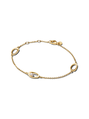 Organically Shaped Oval & Treated Freshwater Cultured Pearl Bracelet
