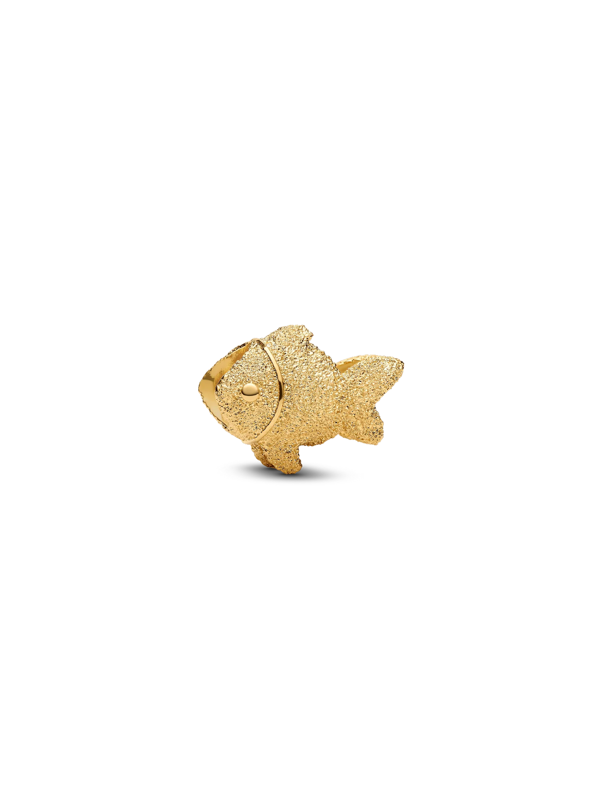 Textured Fish Mini Charm