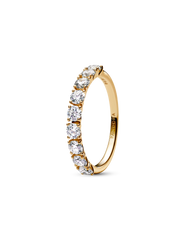 Pandora Era 14k White Gold Lab-grown Diamond Half Eternity Band Ring