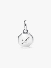 FINAL SALE - Turquoise-colored Engravable Mini Medallion Charm