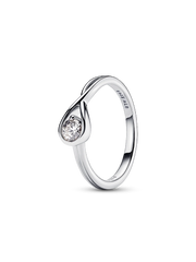 Pandora Infinite Sterling Silver Lab-grown Diamond Ring
