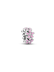 White Daisy Flower Spacer Charm