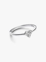 Pandora Talisman Sterling Silver Lab-grown Diamond Heart Ring