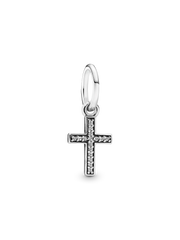 Sparkling Cross Dangle Charm