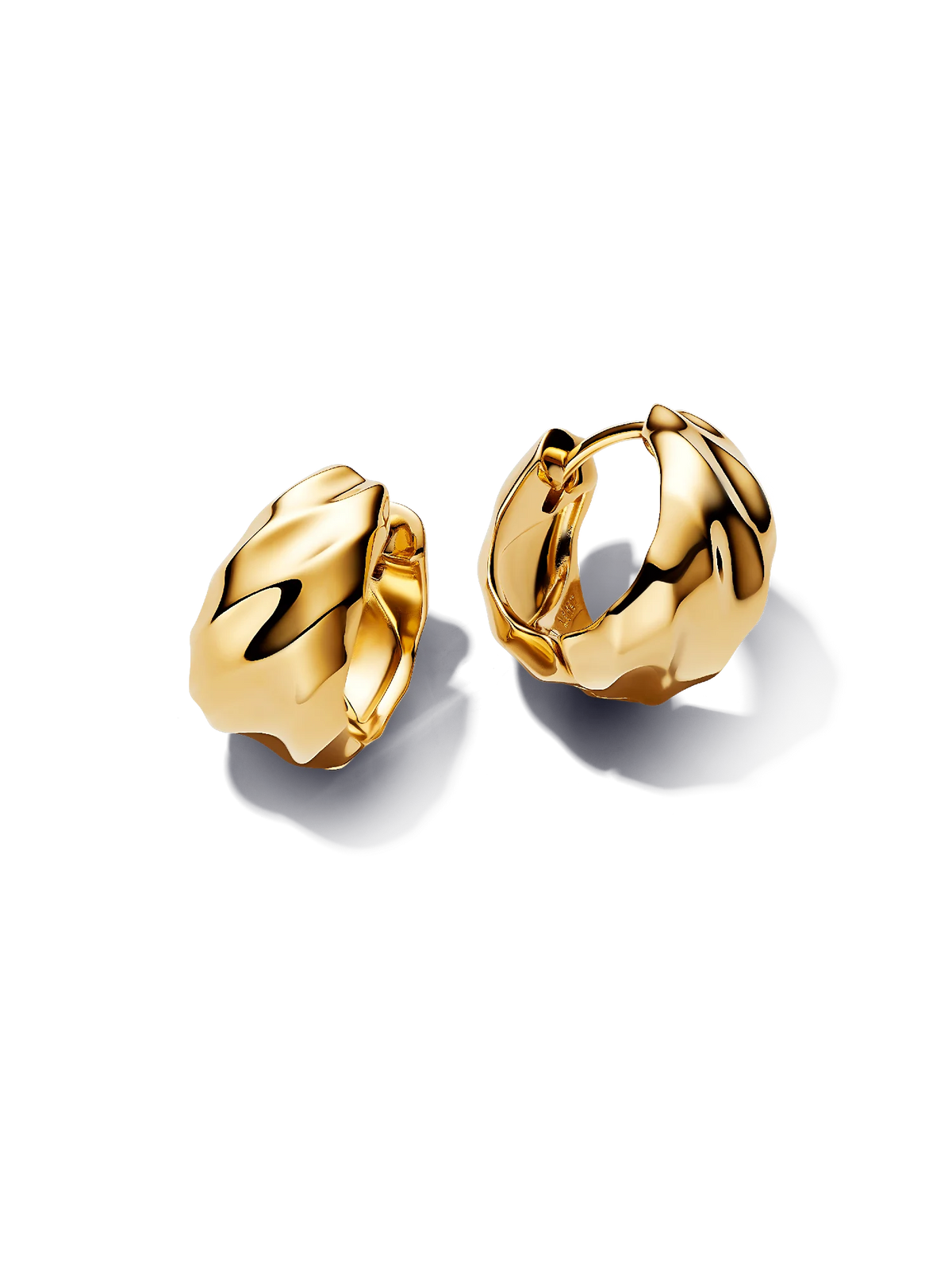 Rippled Hoop Earrings