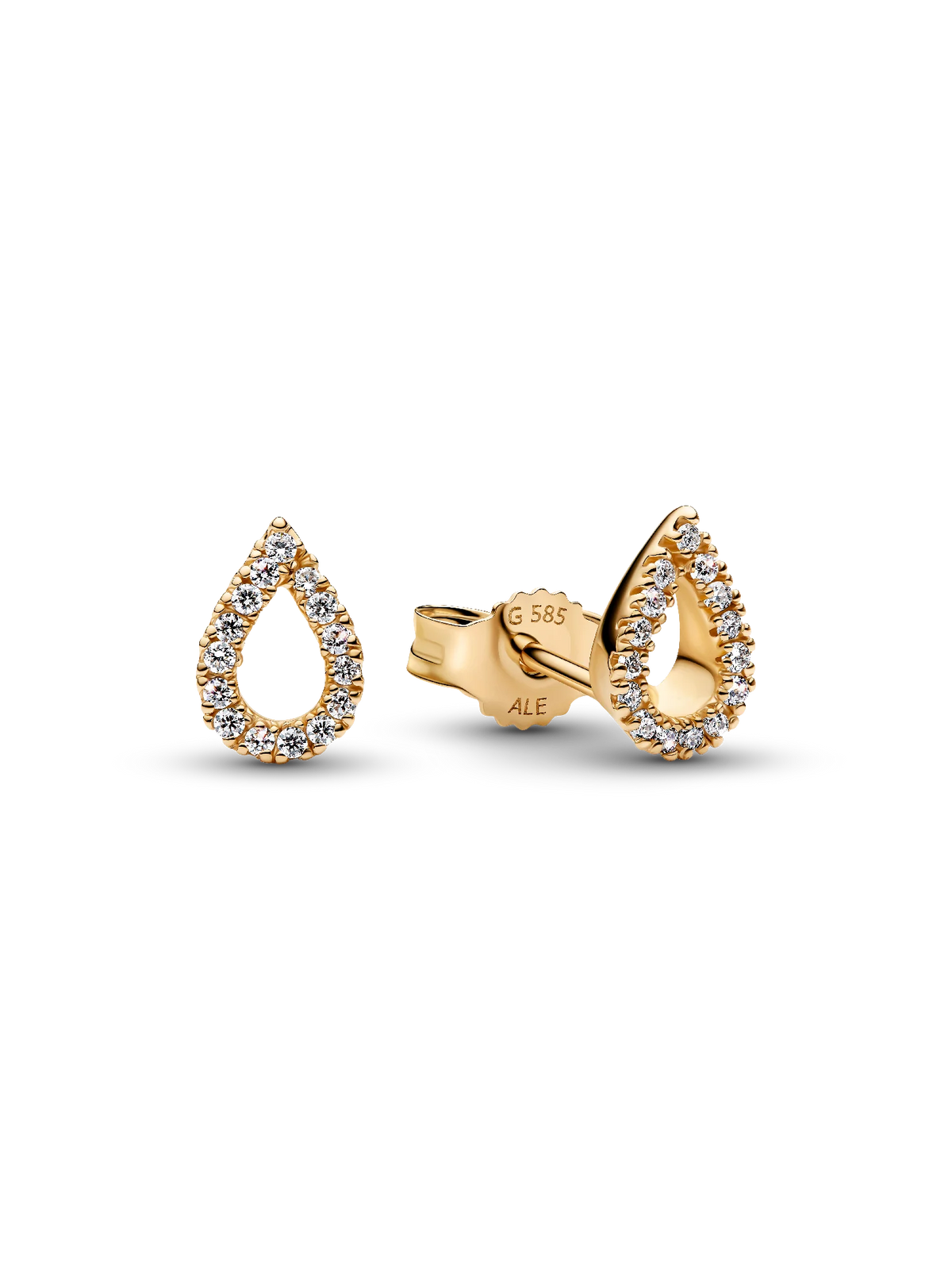 Pandora Infinite Lab-grown Diamond Pavé Stud Earrings
