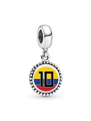 Colombia #10 Soccer Charm