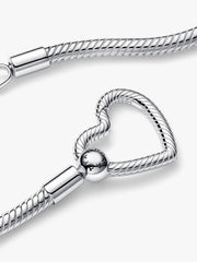 Heart Closure Snake Chain Necklace