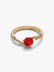 Double Band Heart Ring