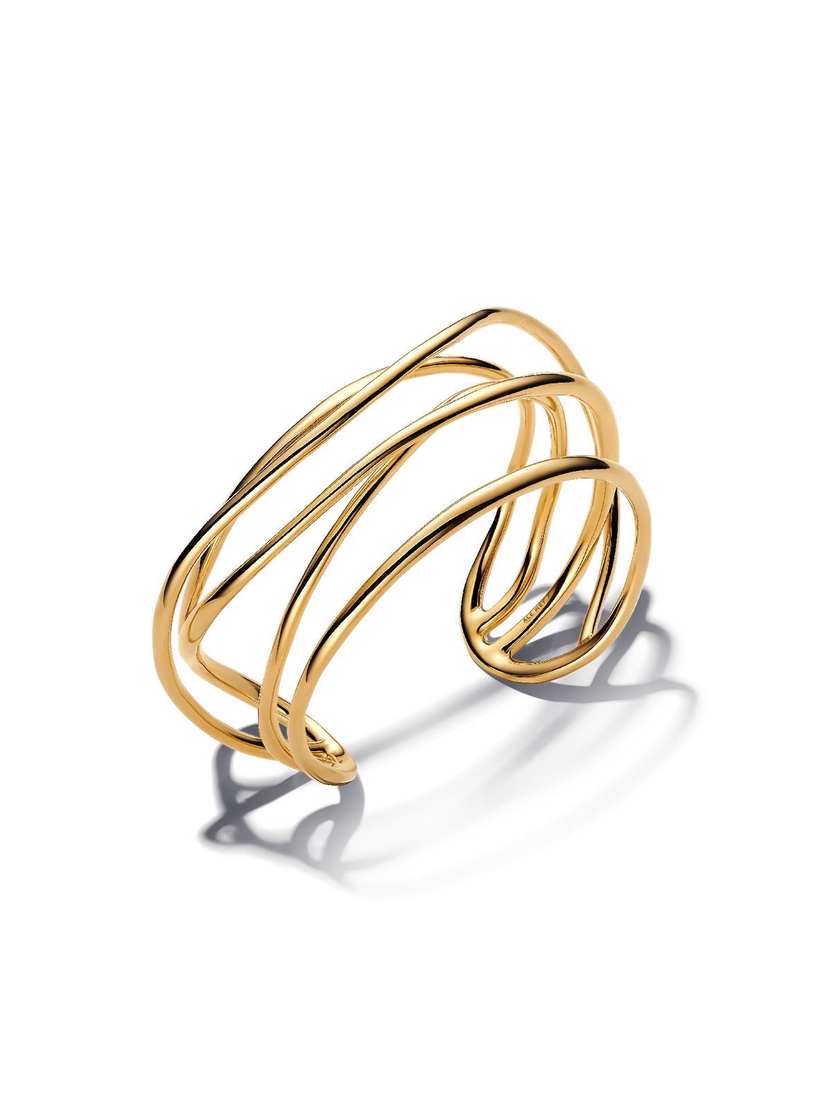 FINAL SALE - Organically Shaped Wired Open Bangle