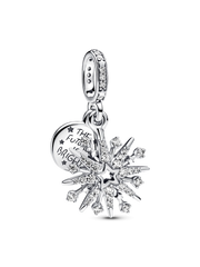 Sparkling Firework Double Dangle Charm