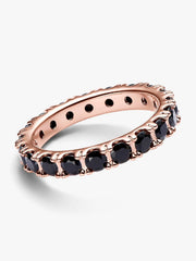 Sparkling Row Eternity Ring