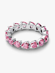Band of Clear Hearts Ring