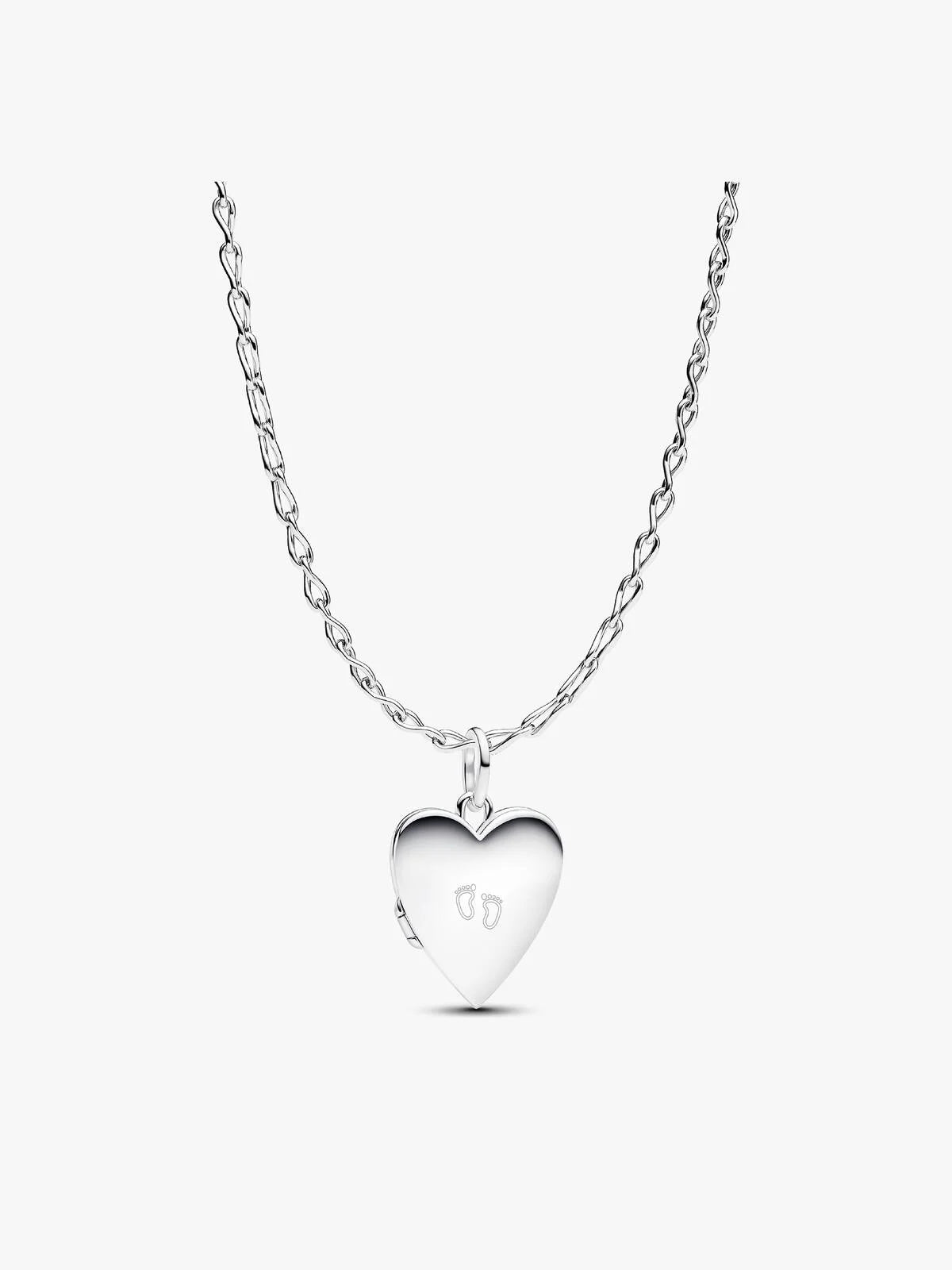 Engravable Openable Heart Tag Pendant Necklace