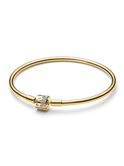 FINAL SALE - Sparkling Barrel Clasp Bangle