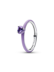 Blue Chakra Heart Ring