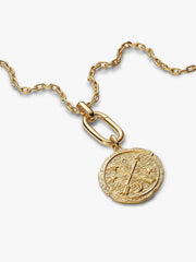 Crossing Arrows Oversized Medallion Charm