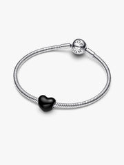 FINAL SALE - Metallic Blue Heart Charm