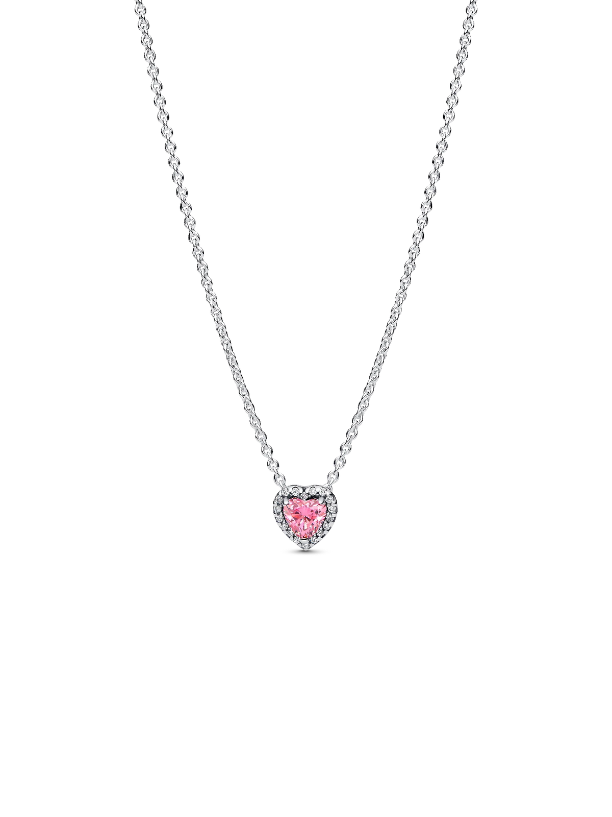 Pink Heart Collier Necklace