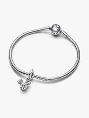 FINAL SALE - Disney Mickey Mouse Sparkling Head Silhouette Dangle Charm