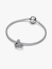 FINAL SALE - Pavé Infinity Knot Heart Charm