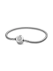 Pandora Moments Sparkling Crown O Snake Chain Bracelet