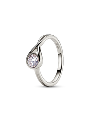 Pandora Infinite 14k White Gold Lab-grown Diamond Ring
