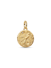Swallow Medallion Charm
