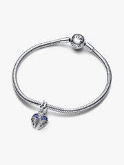 Sparkling Splitable Angel Wings Dangle Charm
