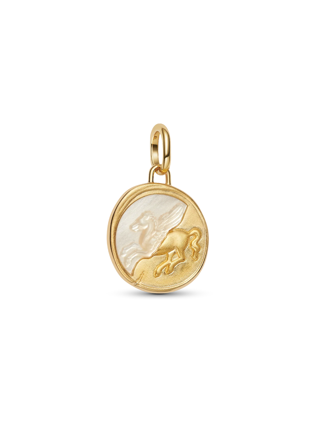 Pegasus Medallion Charm