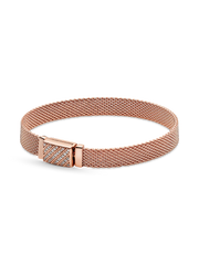 FINAL SALE - Pandora Reflexions Long Clasp Pavé Bracelet