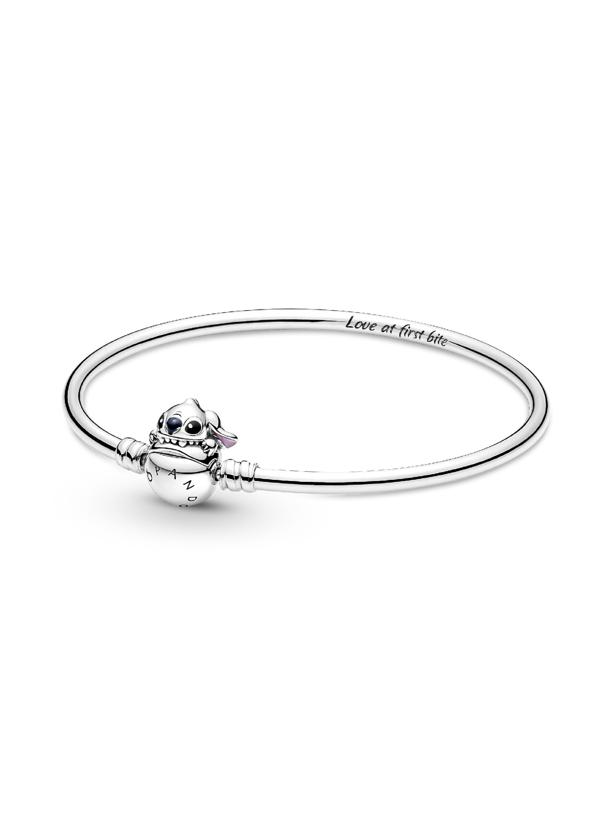 Pandora Moments Disney Stitch Biting Clasp Bangle