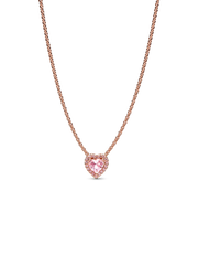Pink Heart Collier Necklace